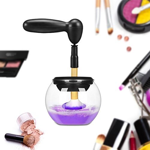 Automatic Makeup Brush Cleaner Device Electronic Cleaning Machine Electric Drier Cleans and Dries Deep Clean Machine Ensures Thorough Cleaning In Seconds Brushes Kit Washing Tools Dryer for All Size