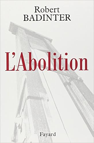 Amazon Fr L Abolition Badinter Robert Livres