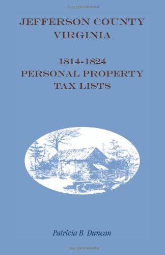 Jefferson County, Virginia, 1814-1824, Personal Property Tax Lists