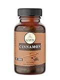 Naturevibe Botanicals Ceylon Cinnamon Capsules, Ultra-Premium –100% Organic Ceylon Cinnamon Powder, 1000mg Per Serving | 120 Veg Capsules | Gluten free