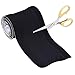 Gikbay Homga 120 Inch Cable Management Sleeve, Cord Organizer Adjustable Cable Sleeve,Cable Organizer Sleeve, Black and White Flexible Neoprene Cable Organizer(2PCS)