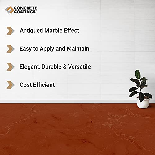 CC Concrete Coatings Vivid Acid Stain for Antique Marble Effect, Concrete Stain for Inside or