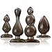 PNBB Anal Sex Toy Beginners Set,Body Safe Materials Anal Trainer Butt Plugs Anal Plug Kit Anal Prostate Massager for Men, Women or Couples (Four-Piece Suit)