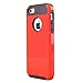 TCD for Apple iPhone 5 5S [RED ON BLACK] Hybrid Rugged Protective Defender Series Combo Case Cover Multiple Layers Shock Ultimate Protection [FREE SCREEN PROTECTOR STYLUS PEN]