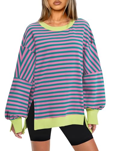 Women’s Casual Long Sleeve Crewneck Sweatshirt – Soft, Relaxed Fit Pullover Top For Everyday Comfort - View #4