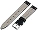 Hadley-Roma Men's 18mm Leather Watch Strap, Color:Black (Model: MSM894RA-180)