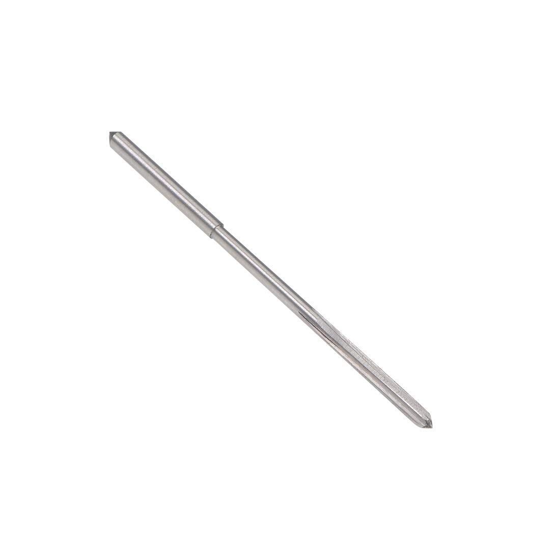 sourcing map 1.9mm Chucking Reamer, HSS Cobalt M35 Lathe Machine Reamer D4 4 Straight Flutes, Round Shank Milling Cutting Tool, for Stainless Steel Alloy Copper Metal — image 1