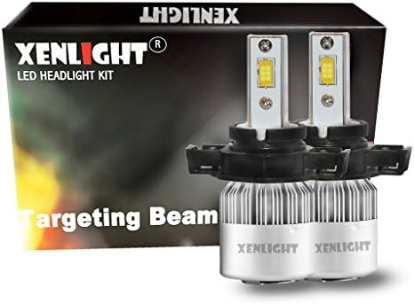 Xenlight 5202 LED Fog Light Bulb -6000K 80W 8000Lm-Targeting Beam-Cool White- 2 of set -2 Yr Warranty