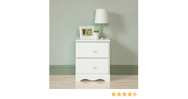 Amazon Com Storybook 2 Drawer Nightstand Soft White Finish Expert Guide Furniture Decor