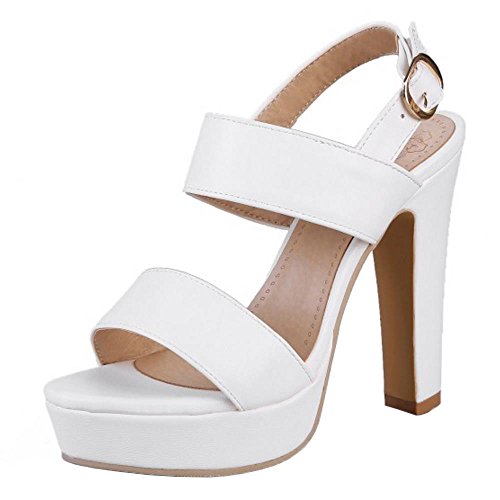 Zapatos Tacon Ancho Blanco Hotsell, 55% OFF | www.autoescolaurgell.com