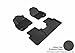 3D MAXpider Custom Fit Kagu Floor Mat (Black) Compatible with Honda CR-V 2017-2022 - Full Set