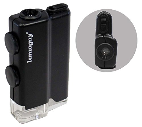 Lumagny: 84 X 48 X 19mm, Mini Hand-Held Microscope With 60X To 100X Power & LED Light by Lumagny