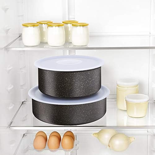Tefal Ingenio Authentic Set de 3 Casseroles 16/18/20 cm (1,5/2,1/3 L) + 1 Poignée Amovible Induction, Antiadhésif, Noir Moucheté L6719012