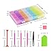 RoterSee DIY Diamond Painting Cross Stitch Tool Set Diamond Embroidery Box Set Diamond Painting Accessory Storage Box, Diamond Stones Dividers Box Organizer