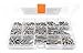 iExcell 500 Pcs M3 x 6/8/10/12/14/16/18/20/25/30/35 mm Stainless Steel 304 Hex Socket Button Head Cap Screws Bolts Nuts Kit