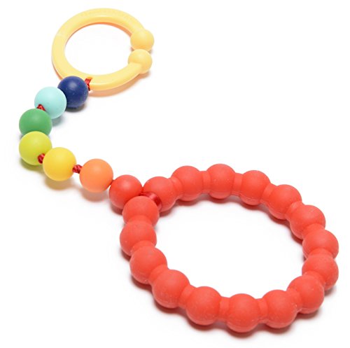 Chewbeads - Gramercy Baby Teething Car Seat Toy and Stroller Toy (Rainbow). 100% Safe Silicone Infan - //medicalbooks.filipinodoctors.org