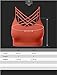Sports Bra Criss Cross Strappy Bandeau Cami Wirefree Bralette Tops RED SM