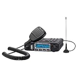 Midland - MXT115, 15 Watt GMRS MicroMobile Two-Way Radio - 8 Repeater Channels, 142 Privacy Codes, NOAA Weather Scan + Alert & External Magnetic Mount Antenna (Single Pack) (Black)