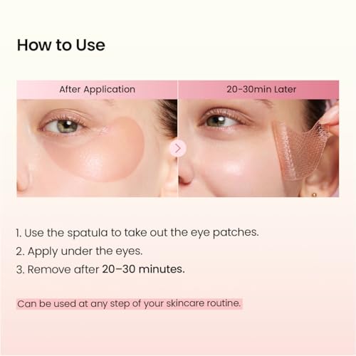 BIODANCE Collagen Peptide Under Eye Patches 60 Counts. Advanced Hydrogel Eye Patches for Dark Circles & Puffy Eyes. Under Eye Mask for Fine Lines. Eye Bags & Wrinkles. Korean Skincare.