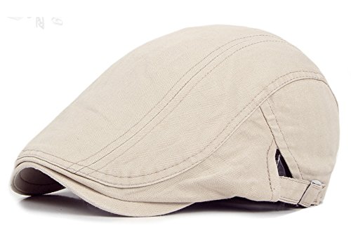 Qunson men s cotton flat ivy gatsby newsboy driving hat…
