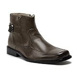 J'aime Aldo New Men's 38306 Leather Lined Tall Zipped Square Toe Dress Boots