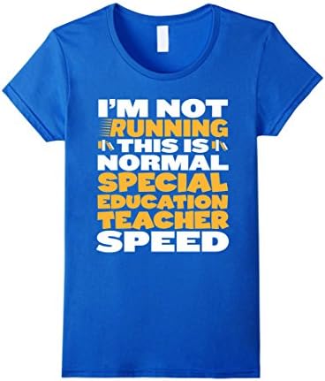 Women's Special Education - Normal Speed T-Shirt Large Royal Blue