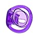 FeiGu Male Chastity Devices Locked Cage,Purple Biosourced Resin Ergonomic Design Sex Toy with 4 Rings,Adjustable Comfortable Cock Cage for Men Penis Exercise with Locks and Keys 256