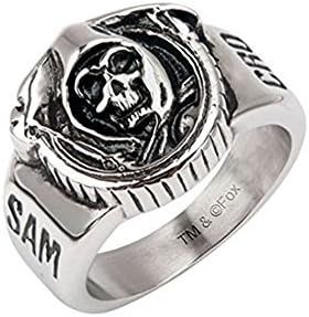 Sons of Anarchy Grim Reaper Skull Stainless Steel Ring (11)