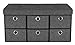 Sorbus Storage Bench Chest with Drawers – Collapsible Folding Bench Ottoman Includes Cover – Perfect for Entryway, Bedroom Bench, Cubby Drawer Footstool, Hope Chest, Faux Linen (Gray)