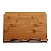 Readaeer Bamboo Reading Rest Cook Book Document Stand Holder Bookrest