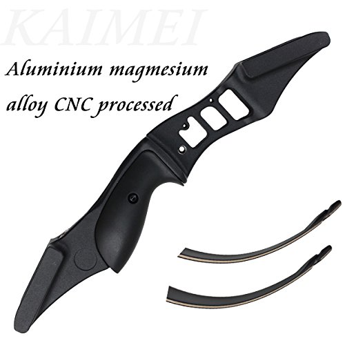 image for kaimei Hawkeye Recurve Bow Longbow 30-50lb 54Inch Metal Riser Right Ha