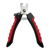 KOLPCTT Pet Professional Nail Scissiors, Premium Dogs & Cats Nail Clippers and Trimmer, Must-have Pet Grooming Supplies, Red