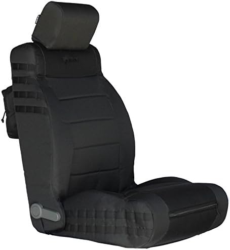 Bartact Black 2007 Thru 2010 Jeep Wrangler JK Front Seat Covers