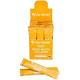 Vital Proteins Organic, Free-Range Chicken Bone Broth Collagen Stick Packs (10g) (Box of 20)