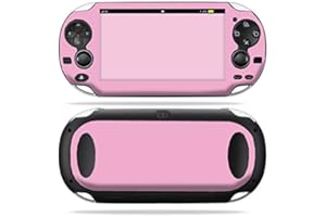 MIGHTY SKINS MightySkins Skin Compatible with PS Vita PSVITA Playstation Vita Portable wrap Sticker Skins Solid Pink