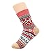 Zando Women Plus Size Thigh High Stockings Thin Over the Knee Tube Socks Long Sport Tights Striped Leg Warmers Sock Fluorescence Purple US Size 8-12