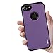 iPhone 7 Case, OUBA [Anti-Drop] Hybrid Defender Dual Layer Shockproof Rugged Premium Protective Case Cover for Apple iPhone 7 - Purple