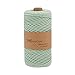 SHEweave Macrame Cord Natural Cotton 3 Strands Twisted Macrame Rope 3MM×100M(109Yards) Cord Rope for Macrame Wall Hanging Plant Hanger DIY Craft Making Knitting (Light Cyan)