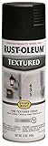 Rust-Oleum 7220830 Textured Spray Paint, 12 oz, Black