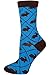 ICONOFLASH Casual Printed Bundle Crew Socks, Assorted Colors, Packs of 6 (Argyle Rabbits, Size 9-11)