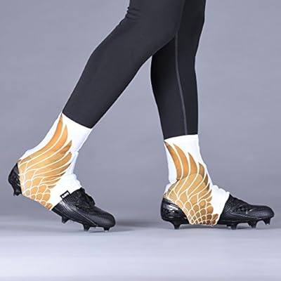 white cleat covers football