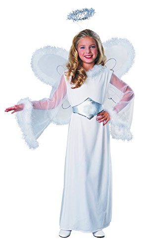 Feathered Fashions Child's Snow Angel Costume, Medium