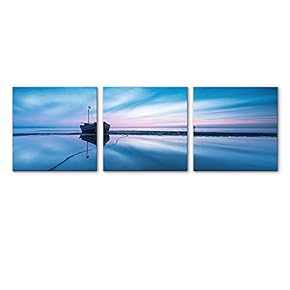 for Living Room Bedroom Home Artwork Blue Ocean...