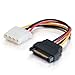 C2G 10149 15-Pin Serial ATA Male to LP4 Female Power Cable (6 Inch)