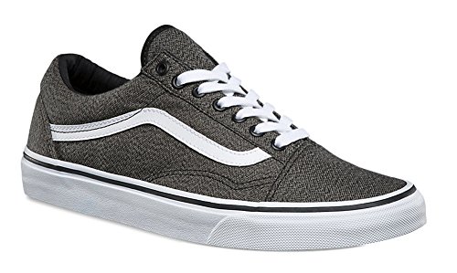 Vans Unisex Old Skool Sneaker Black/True White Size 11.5 M US Men