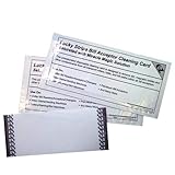 Lucky Stripe Bill Acceptor Cleaning Cards w/Miracle