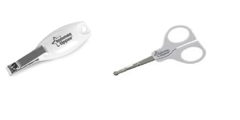 Tommee Tippee Scissors & Baby Nail Clippers *2 ITEM BUNDLE*