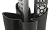 j-me Cozy Media Storage Caddy/Remote Control Holder/Remote Caddy/Media Organizer (Black). This remote holder is the perfect storage solution for all types of media controls. Non slip rubber.