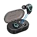 Wireless Earbuds, True Wireless Bluetooth Headphones V5.0 Deep Bass, WorWoder Sports Wireless Earbuds, Sweatproof Earphones Built-in Mic Bluetooth Headset with Charging Box for Cell Phones Running