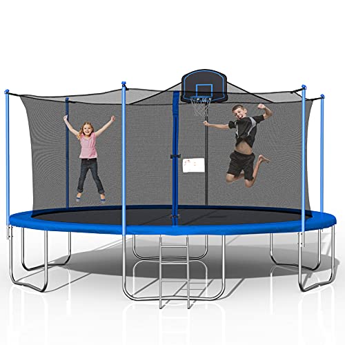 Viicaa Outdoor Trampoline for Kids and Adults 16 FT Trampoline with